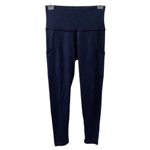 Aerie Navy Marled High Waisted Leggings Super Soft Pockets Cozy Soft Women’s M